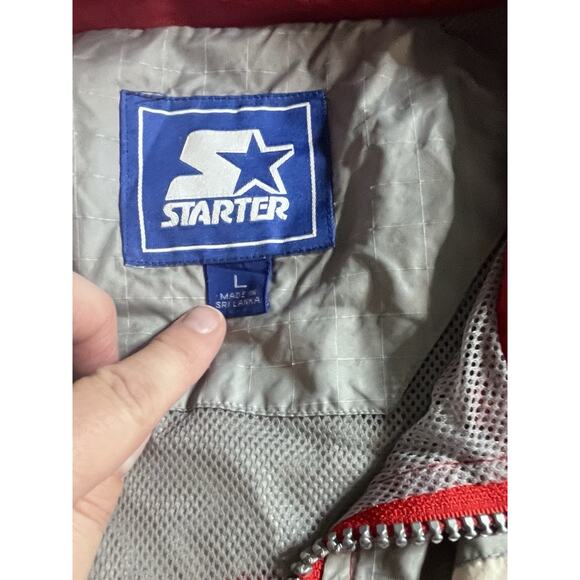 Vintage 90’s 5star Starter Ohio State University Zip-Up HoodedJacket Size Large - Picture 7 of 10